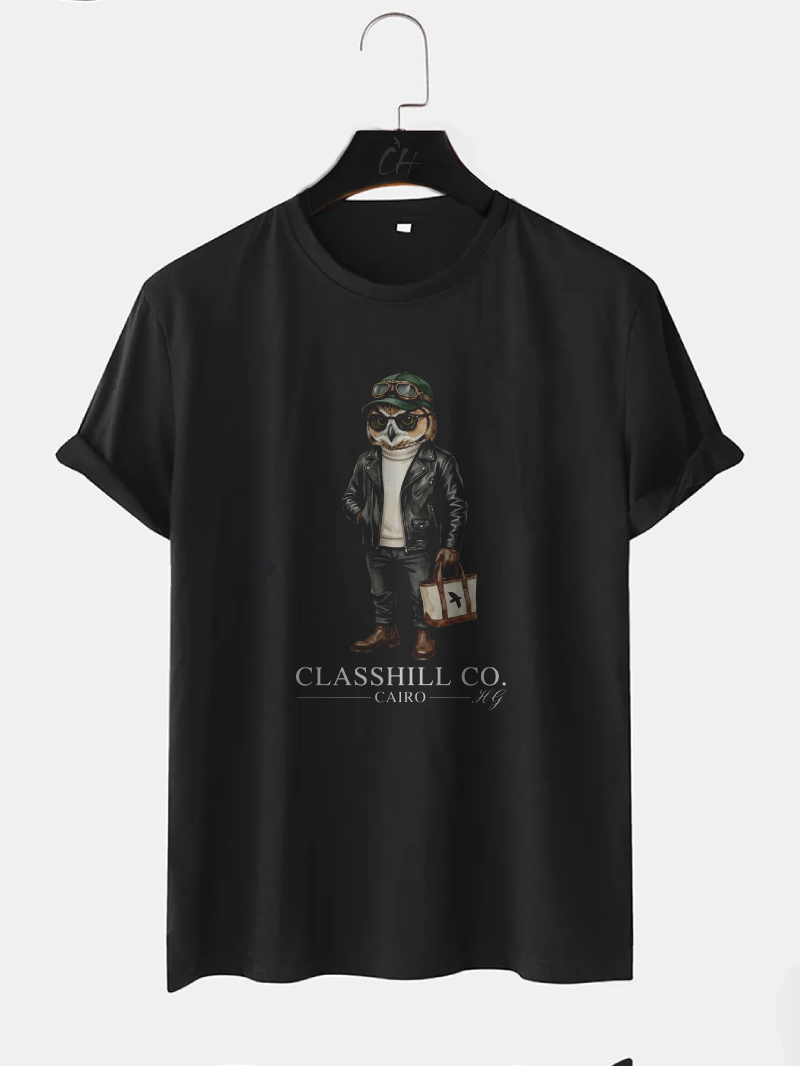 Owl by Classhill — The Racer Tee